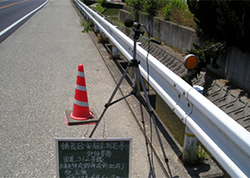 舗装路面騒音測定